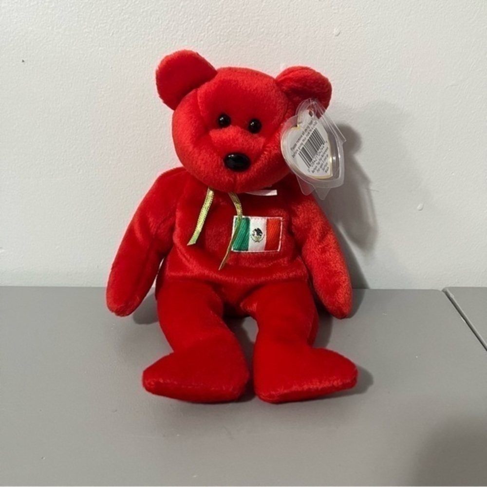 TY Beanie Baby OSITO The Mexician Bear (USA Exclusive) 8.5”